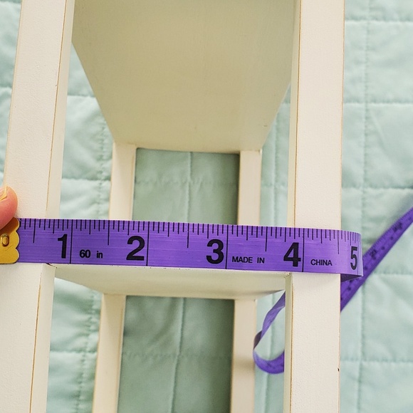 Vintage cottagecore shabby chic cream shelf, fair condition - Picture 6 of 7